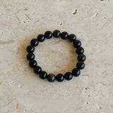 Golden Sheen Obsidian Stone Bracelet