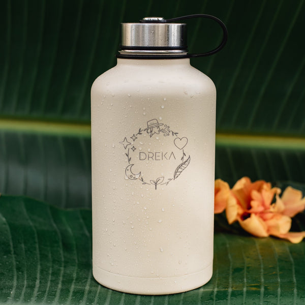 Glass Water Bottle (34 oz) – DREKA