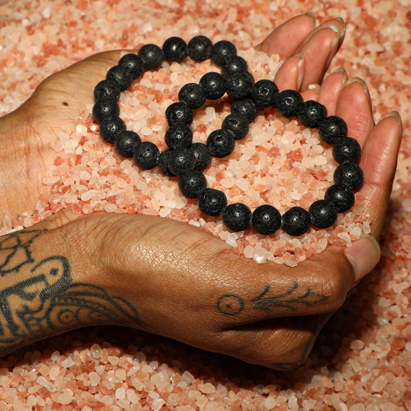 Lava Rock Bracelet - 10mm